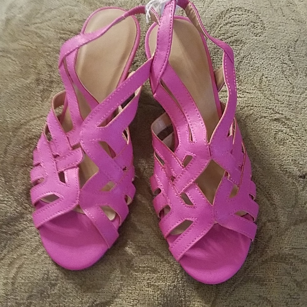 Pink sandals
